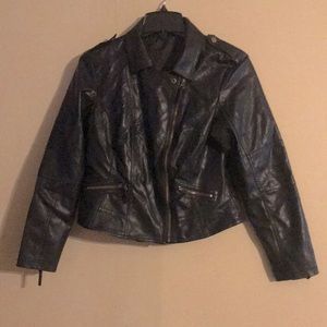 Faux Leather Jacket